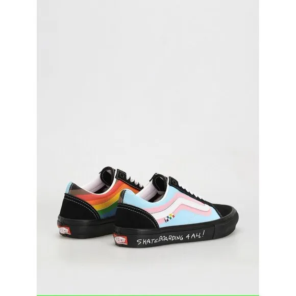VANS Pride Skate Old Skool Shoes in Black Multi
