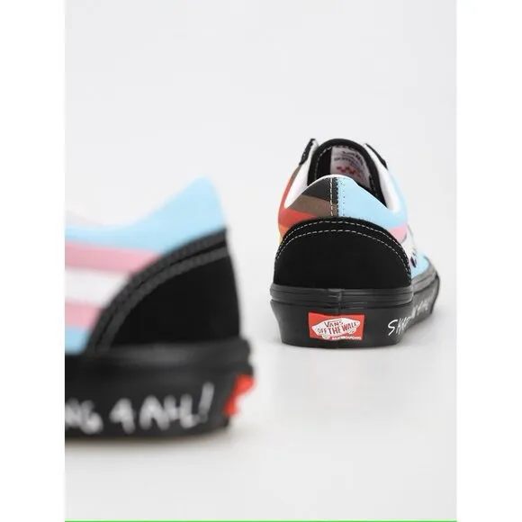 VANS Pride Skate Old Skool Shoes in Black Multi