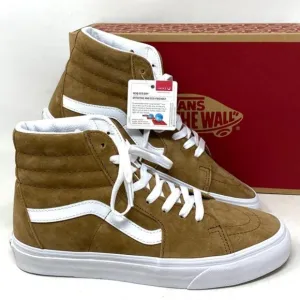 VANS Sk8-Hi Shoes Suede Tobacco Brown Casual Sneakers Men's Size VN0005U9TBN