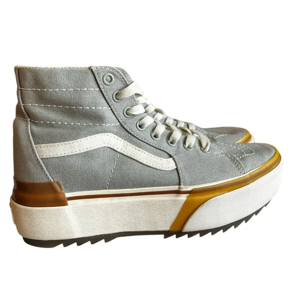 Vans Sk8-Hi Tapered Stacked Sneaker Sage Green Milieu Shoes M 7.5/ W 9.0