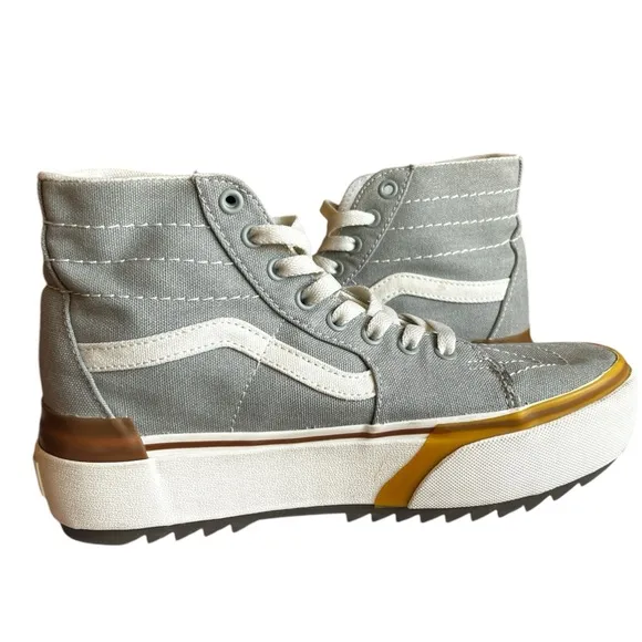 Vans Sk8-Hi Tapered Stacked Sneaker Sage Green Milieu Shoes M 7.5/ W 9.0