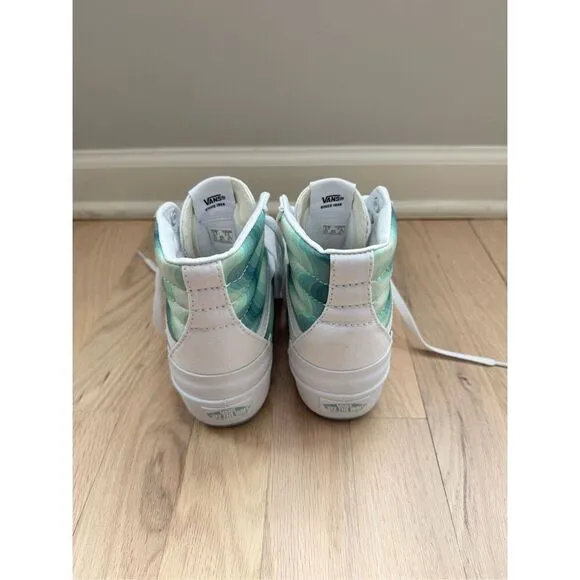 Vans Sk8-Hi Stacked Platform Mint Gradient Sneakers Shoes, Size 5