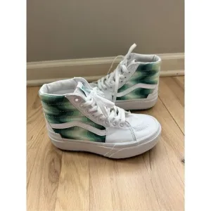 Vans Sk8-Hi Stacked Platform Mint Gradient Sneakers Shoes, Size 5