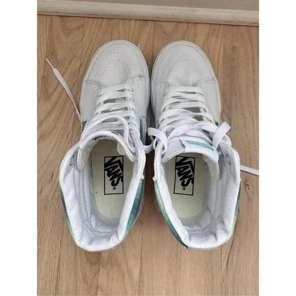 Vans Sk8-Hi Stacked Platform Mint Gradient Sneakers Shoes, Size 5