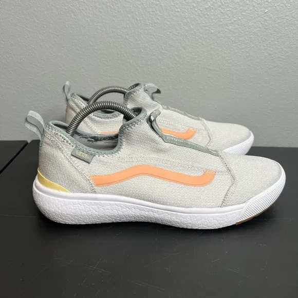 Vans UltraRange EXO Knit Slip On Sneakers Shoes Mens Size 9 Womens 10.5 Gray New