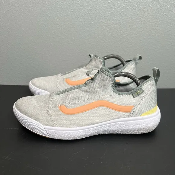 Vans UltraRange EXO Knit Slip On Sneakers Shoes Mens Size 9 Womens 10.5 Gray New