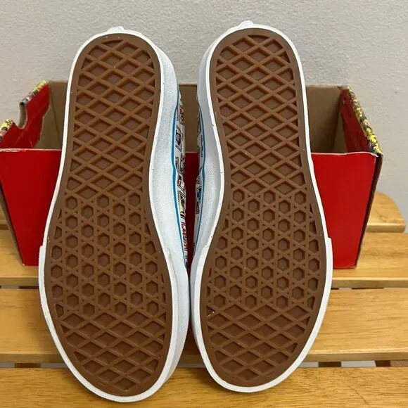 VANS Wheres Waldo? Sneakers Lt Ed Kids Sz 1 Skatecore Indie Sleeze Retro Sporty