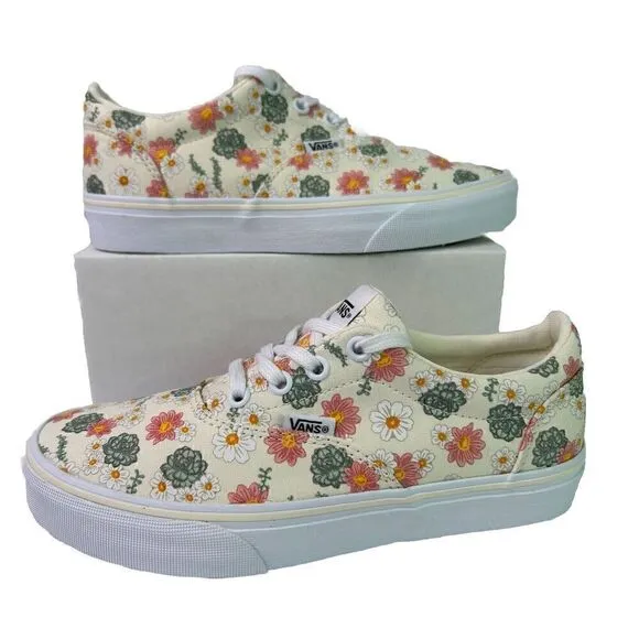 Vans Womens Doheny Desert Floral Multicolor Canvas Skate Shoes-Asst Size 6.5 NWB