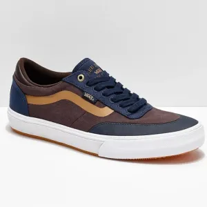 VANS x INDEPENDENT | Crockett Dress Blue, Brown &amp; White Skate Shoes