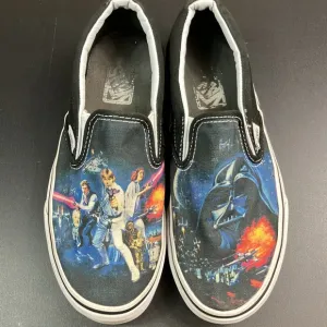 Vans x Star Wars New Hope Classic Slip On Unisex Sneaker Shoes M 5.5 / W 7