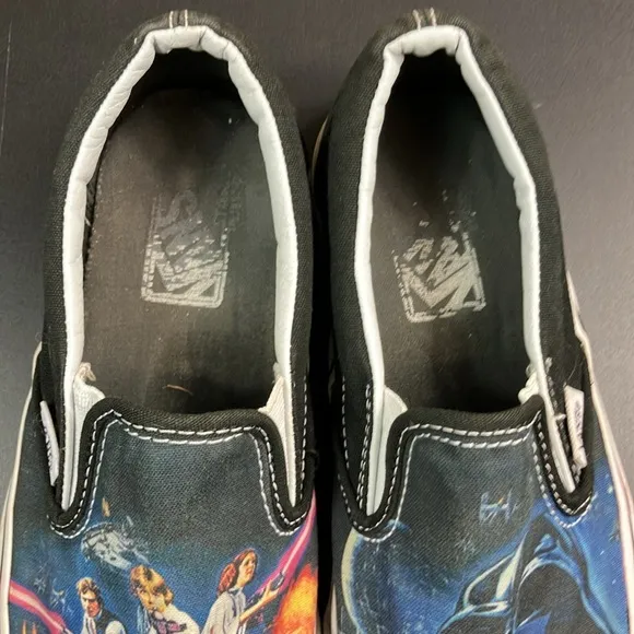 Vans x Star Wars New Hope Classic Slip On Unisex Sneaker Shoes M 5.5 / W 7