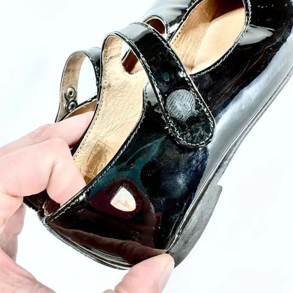 Venettini black patent leather Mary Jane shoes - Spain. 40