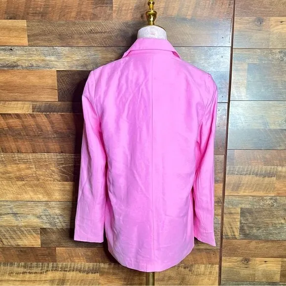 Vero Moda Carmen Long Sleeve Loose Blazer in Bonbon (Pink), Size Small. NWT!