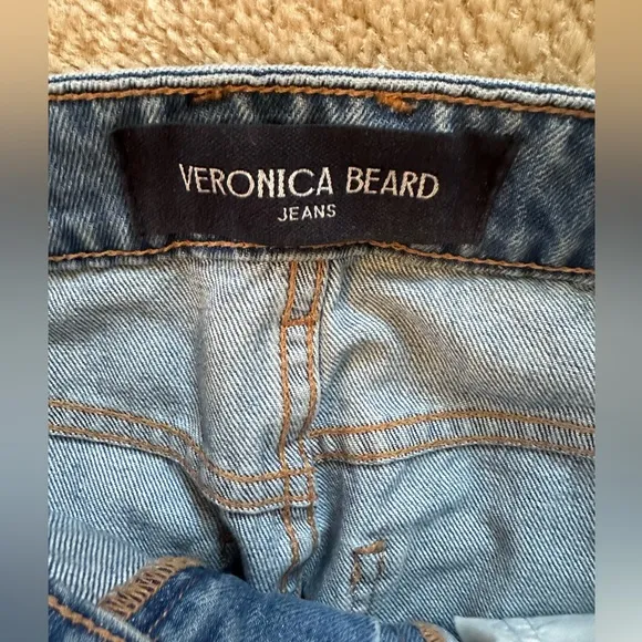 Veronica Beard Dylan Straight-Leg Jean | Cuffed Size 27