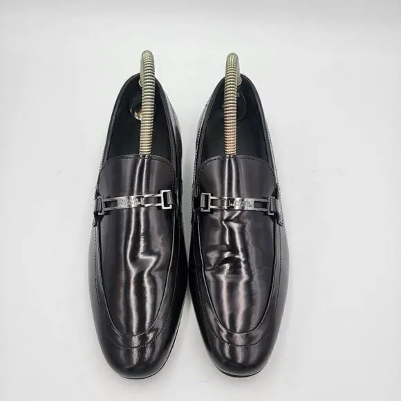 Versace Collection Black Patent Leather Loafers sz EU 40 US 8.5 Mens Womens 7.5