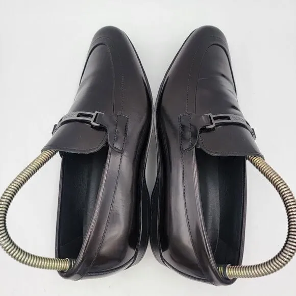 Versace Collection Black Patent Leather Loafers sz EU 40 US 8.5 Mens Womens 7.5