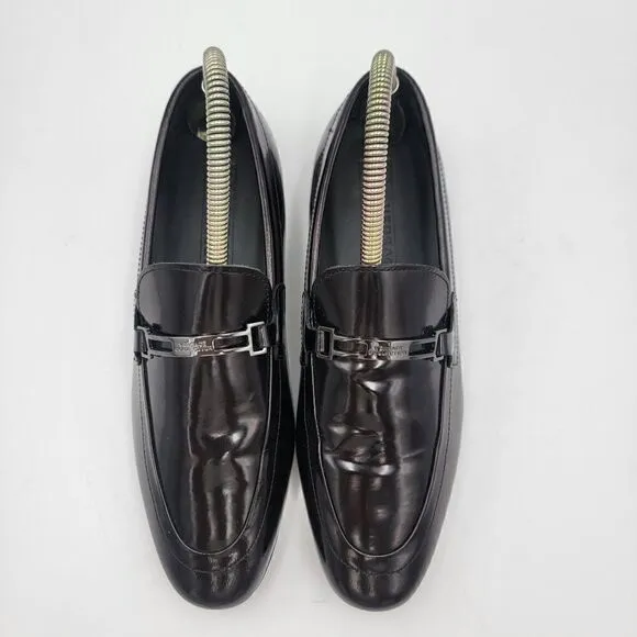 Versace Collection Black Patent Leather Loafers sz EU 40 US 8.5 Mens Womens 7.5