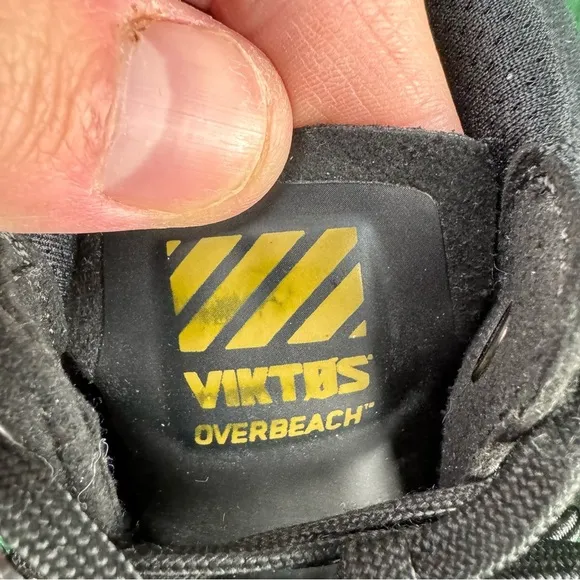 Viktos Men's Overbeach Water Resistant Ripstop Shoes Black Size US 7