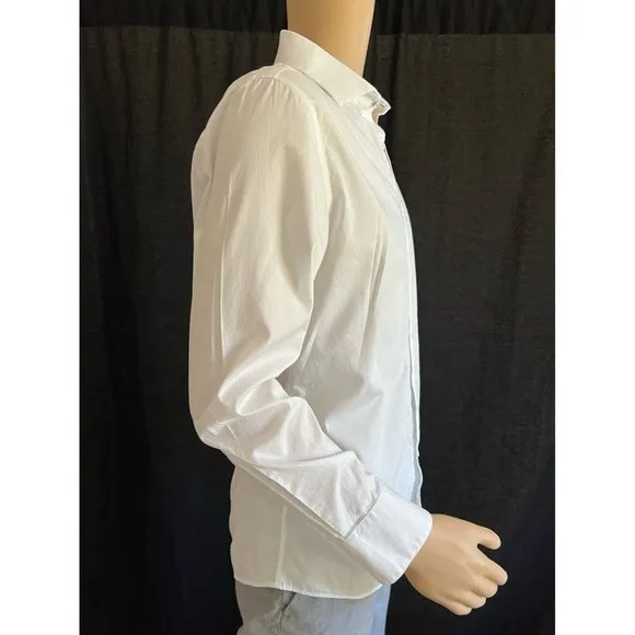 Vince Camuto Men's Shirt Dress Button Down White Slim Fit  Size 32/33