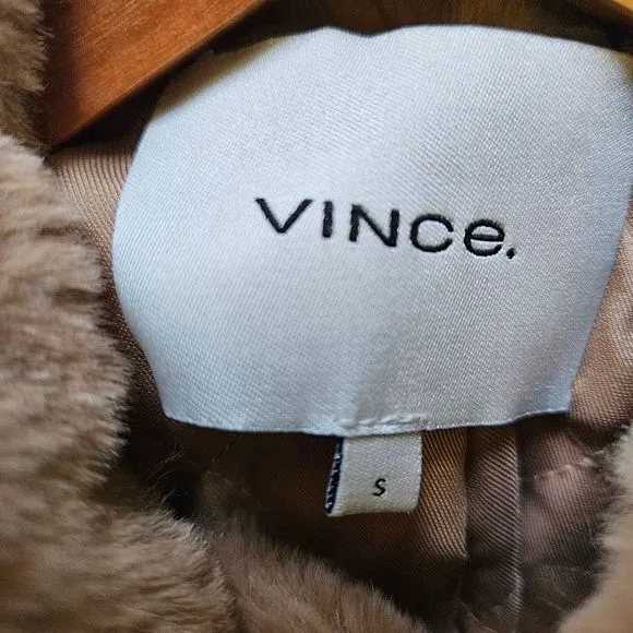 Vince Faux Fur Coat - Carmel