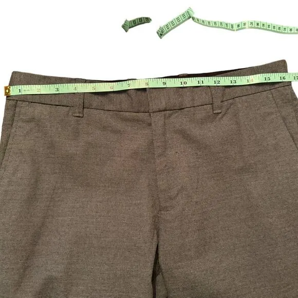Vince Griffith Pants Microcheck Black Gray 32