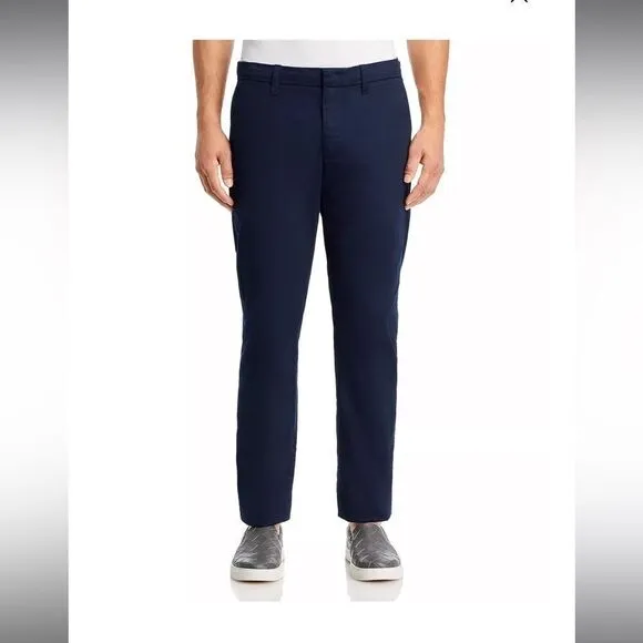 Vince Mens Chino Griffith Pant in Coastal Navy, Size 36, NWT Slim Fit