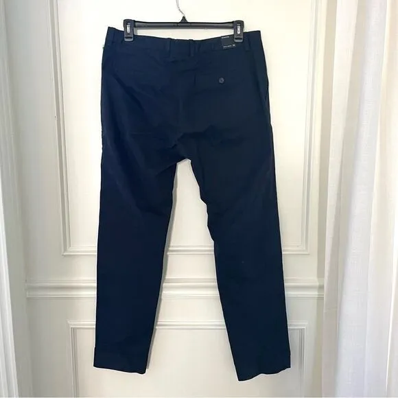 Vince Mens Chino Griffith Pant in Coastal Navy, Size 36, NWT Slim Fit