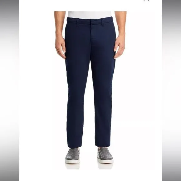 Vince Mens Chino Griffith Pant in Coastal Navy, Size 36, NWT Slim Fit
