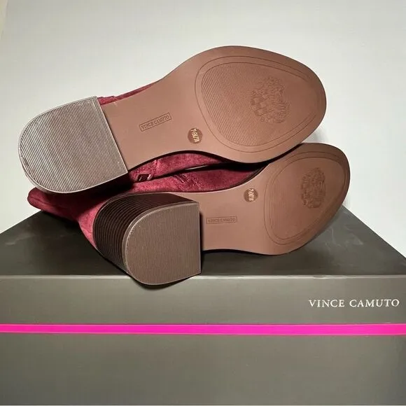 Vince Camuto Zelcinna Water-Repellent Mid-Shaft Suede Boots