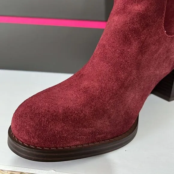Vince Camuto Zelcinna Water-Repellent Mid-Shaft Suede Boots