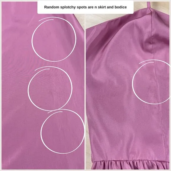 Vintage 1970s Pink Empire Waist Belted Prom Gown