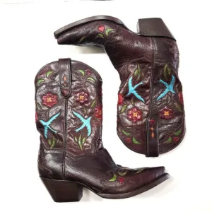 Vintage Dan Post Women's Cowboy Boots Size 7