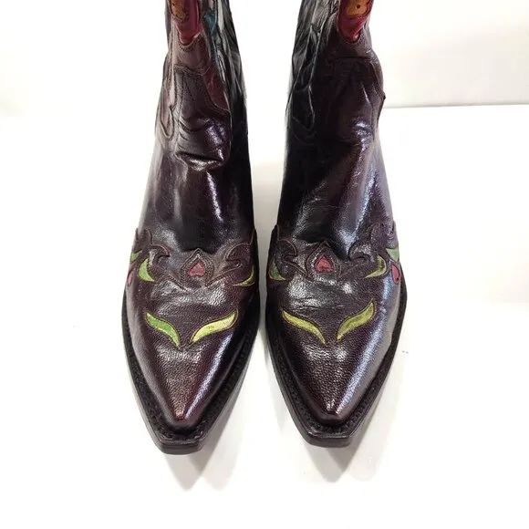 Vintage Dan Post Women's Cowboy Boots Size 7