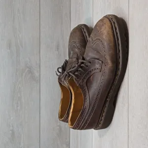 Vintage Doc Dr.Martens Mens Leather Oxford Chunky Tractor shoes sz UK 11 US 12