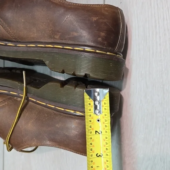 Vintage Doc Dr.Martens Mens Leather Oxford Chunky Tractor shoes sz UK 9 US M 10