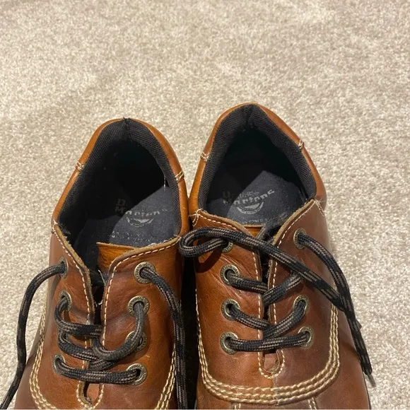 Vintage Dr. Marten's‎ 8A47 Brown Leather Shoes Chunky Grunge Size Men’s 9