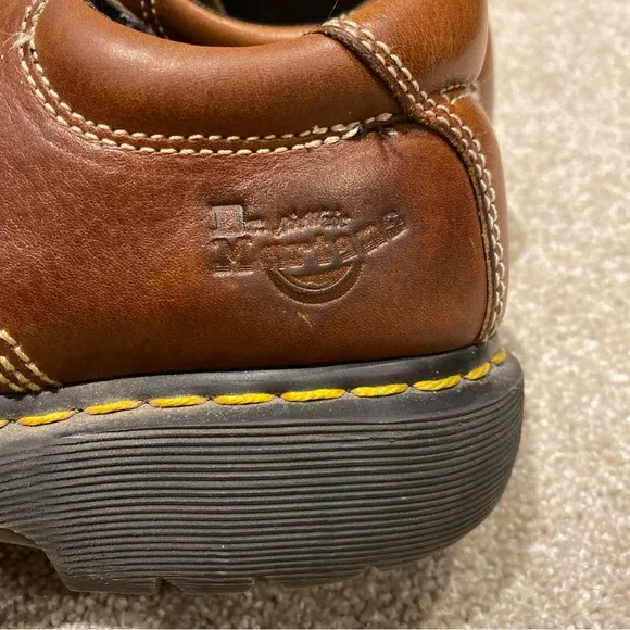 Vintage Dr. Marten's‎ 8A47 Brown Leather Shoes Chunky Grunge Size Men’s 9