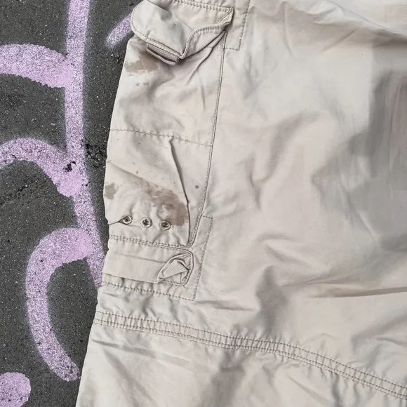 Vintage Gap Men's Bell Bottom Cargo Flared Pants Size XS fits a 28-31” waist