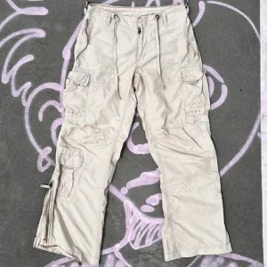 Vintage Gap Men's Bell Bottom Cargo Flared Pants Size XS fits a 28-31” waist