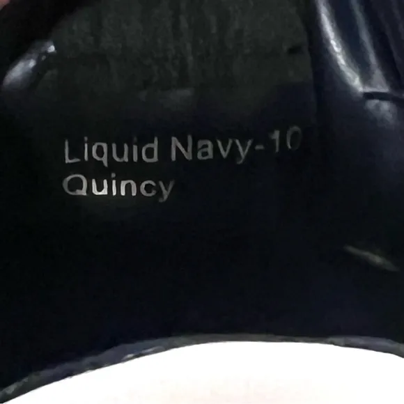 Vintage Havana Women’s Quincy Liquid Navy Patent Leather Sneakers Shoes Size 10