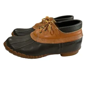 Vintage L.L. Bean Hunting Gumshoe Waterproof Lace Duck Boots Shoes - Size 8