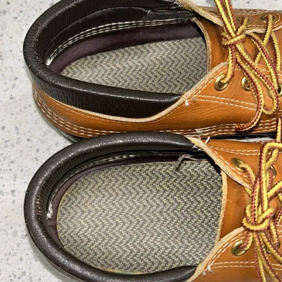 Vintage L.L. Bean Hunting Gumshoe Waterproof Lace Duck Boots Shoes - Size 8