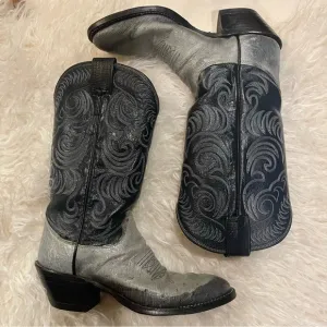 Vintage Olathe Leather Western Cowboy Boots Size 6.5B