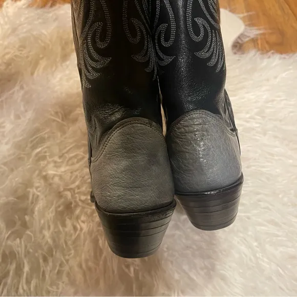 Vintage Olathe Leather Western Cowboy Boots Size 6.5B