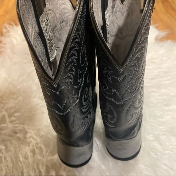 Vintage Olathe Leather Western Cowboy Boots Size 6.5B