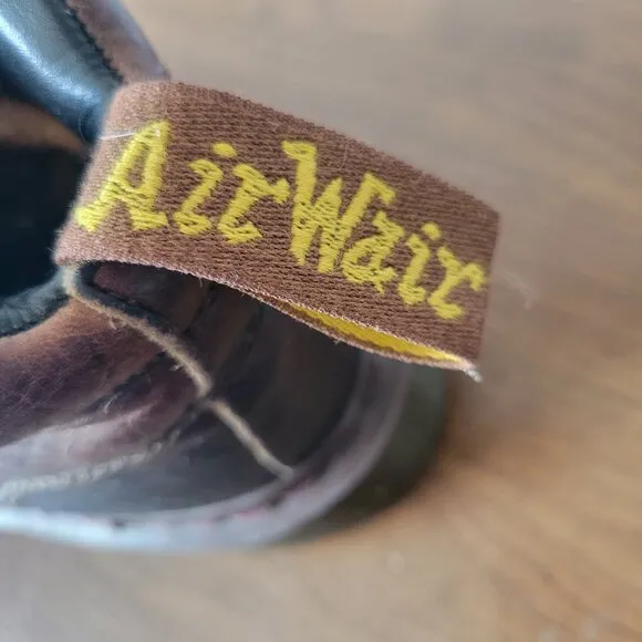 Vintage Y2k Dr. Martens 8287 Brown Leather Boots, Men’s 7, Air Wair, Y2K Chunky