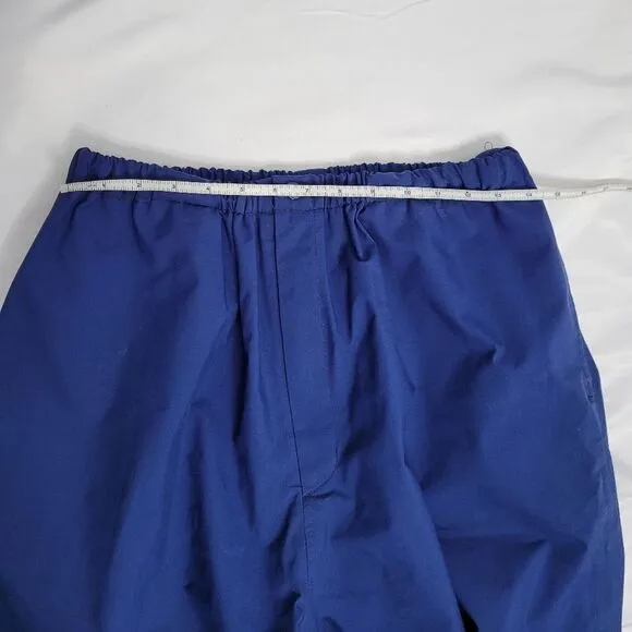 VINTAGE 80s blue gore-tex waterproof golf pants XL