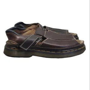 VintageDr.Martens Mens 9064 Y2K Leather Chunky Tractor Platform shoes Sandals