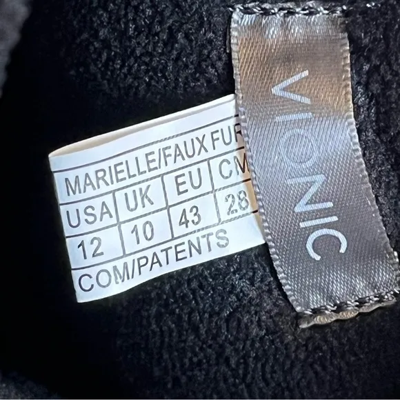 Vionic Adjustable Slipper with Orthotic Arch Support - Indulge Marielle size 12