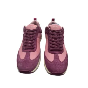 Vionic Breilyn Sneakers Size 10 Pink Merlot Color Suede